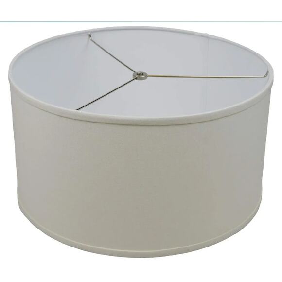Fenchel17" Top Diameter x 17" Bottom Diameter 9" Height Cylinder Drum Lampshade - Picture 5 of 5